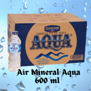 Aqua 600 ml - Air Mineral Berkualitas.